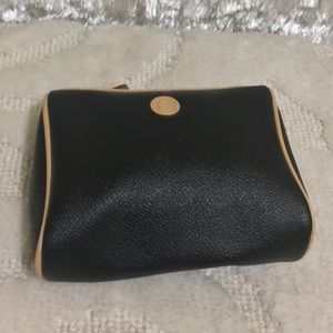 Vintage leather Trussardi coin or makeup purse